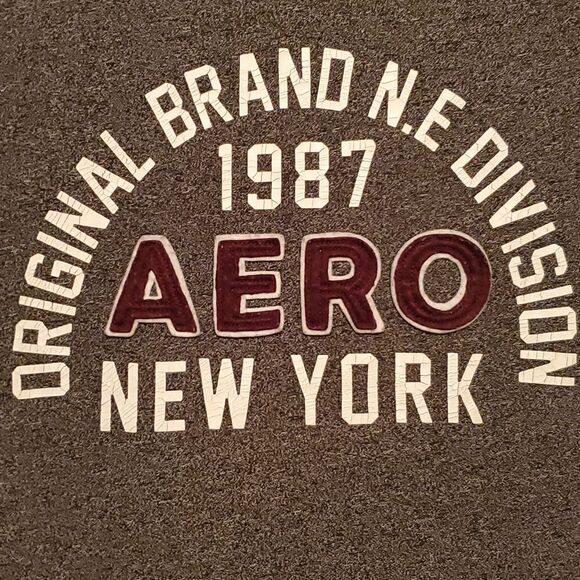 Aeropostale AERO 1987 NY Short Sleeve Tee Men's Size Medium - Picture 2 of 4